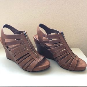 Aerosoles Sandals Brown Wedge Sandals